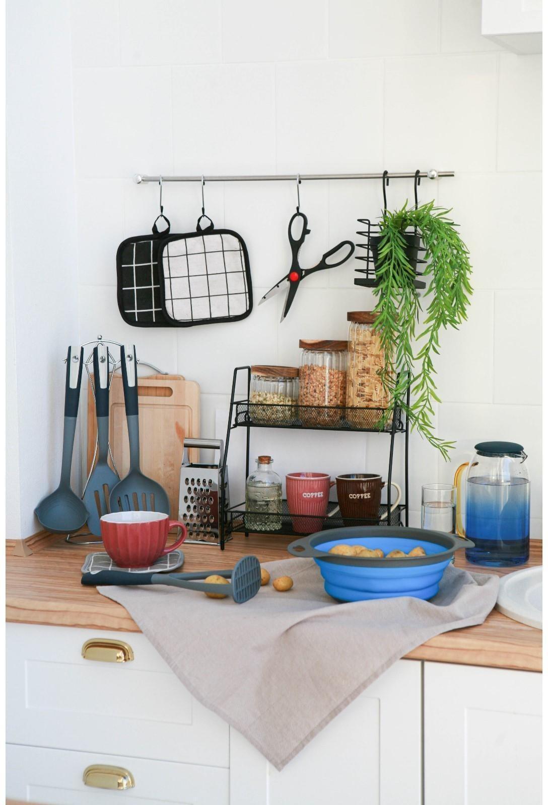 Дуршлаг складной Доляна «Компакт», d=24,3 см, цвет МИКС