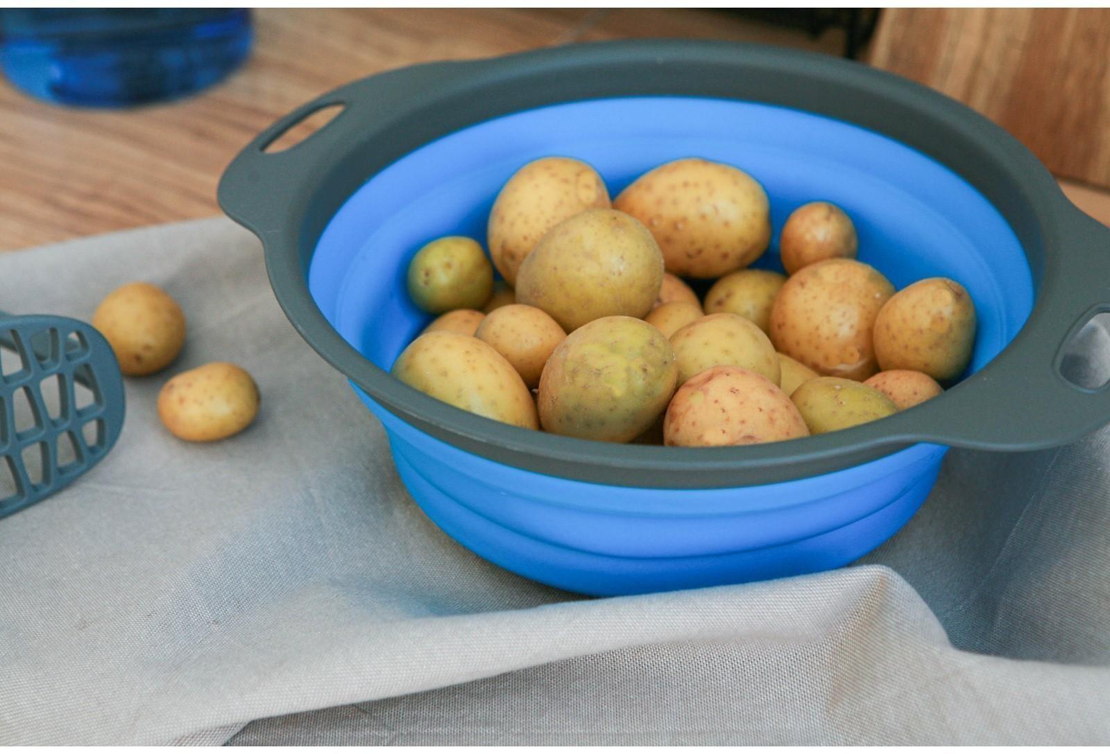 Дуршлаг складной Доляна «Компакт», d=24,3 см, цвет МИКС