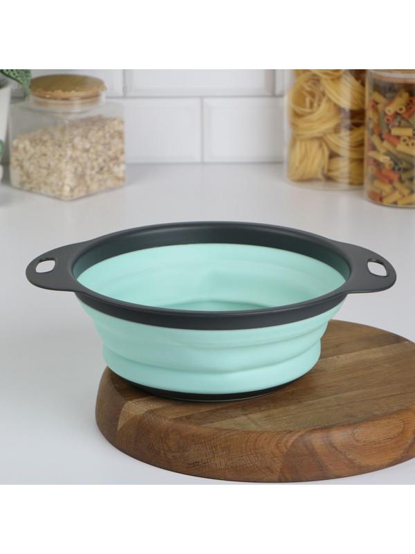 Дуршлаг складной Доляна «Компакт», d=24,3 см, цвет МИКС