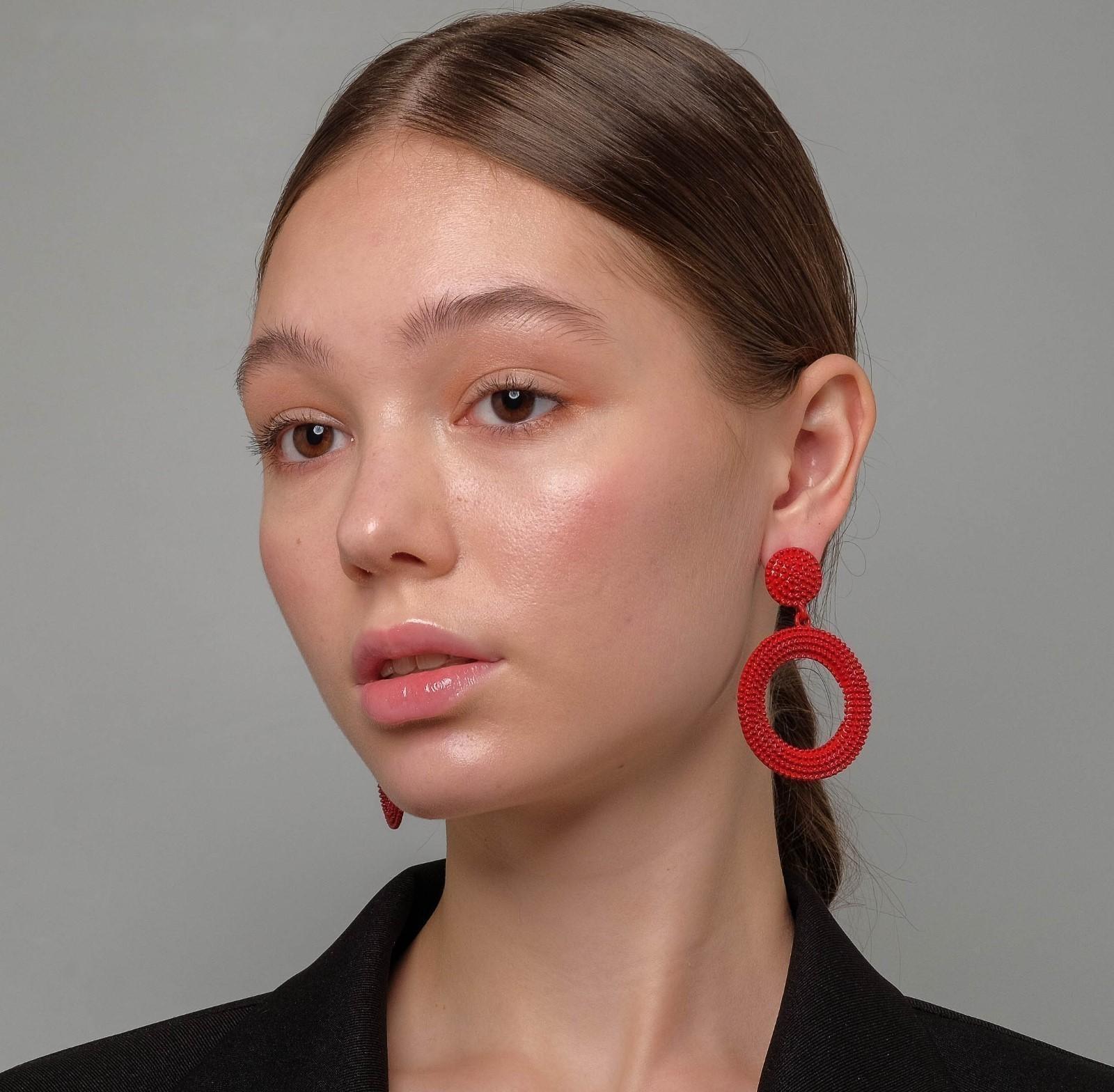 Серьги металл 