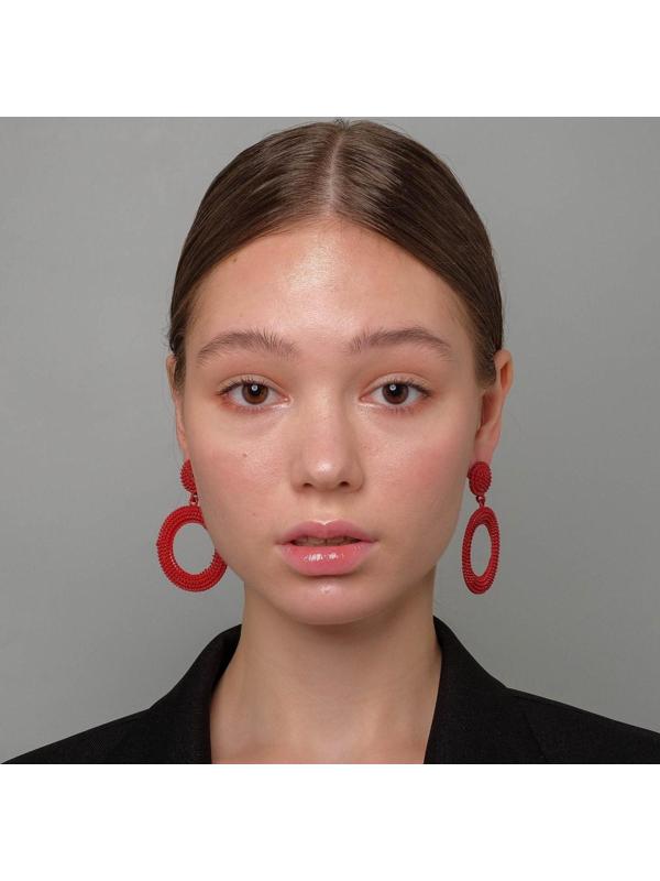 Серьги металл 