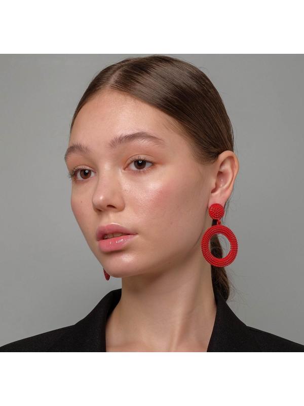 Серьги металл 