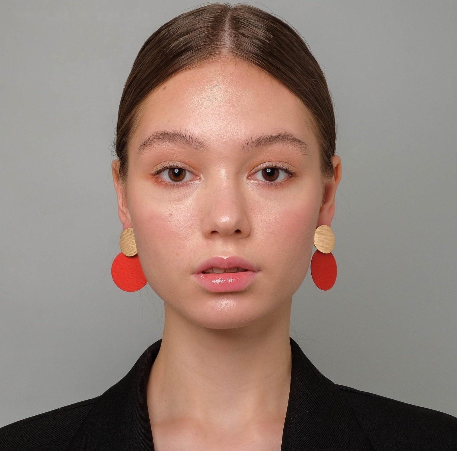 Серьги металл 