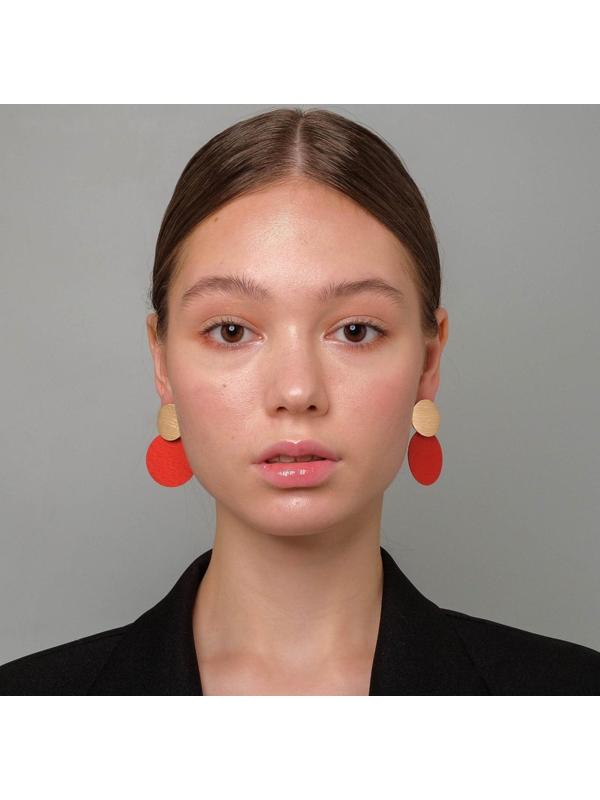 Серьги металл 