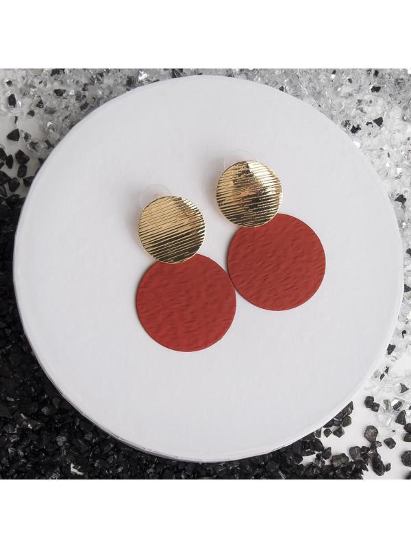 Серьги металл 