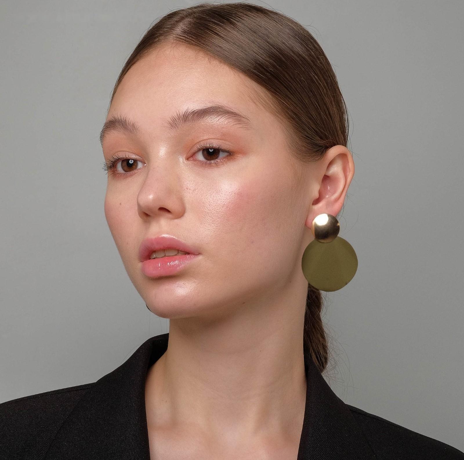 Серьги металл 