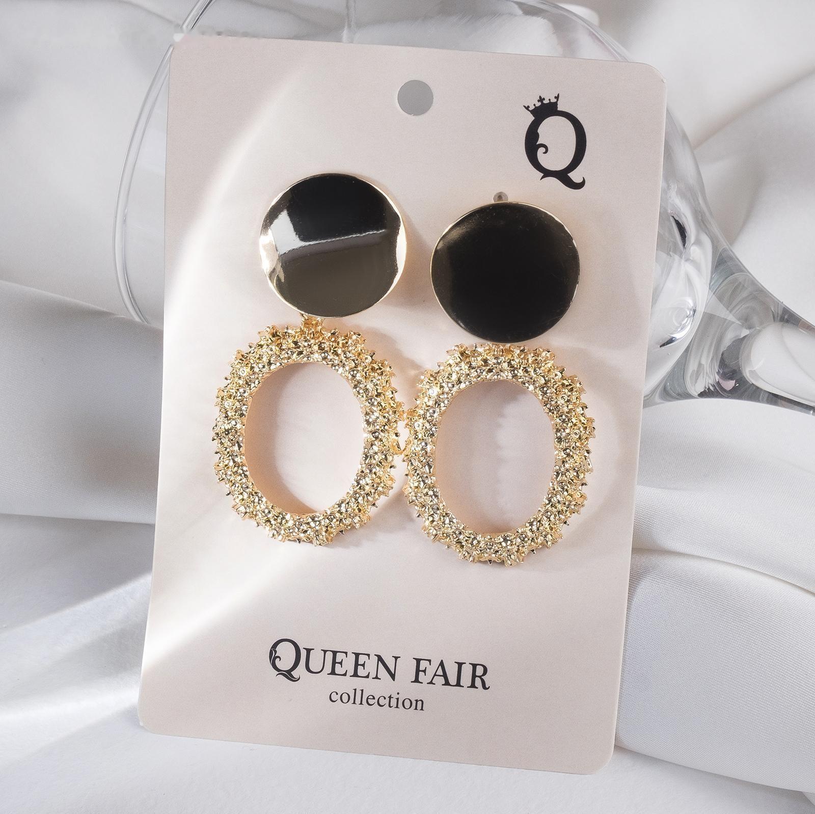 Серьги металл 