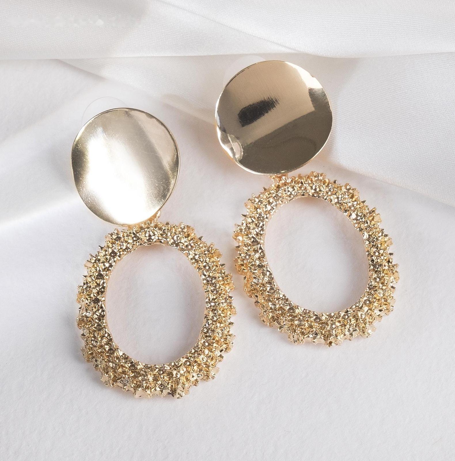 Серьги металл 