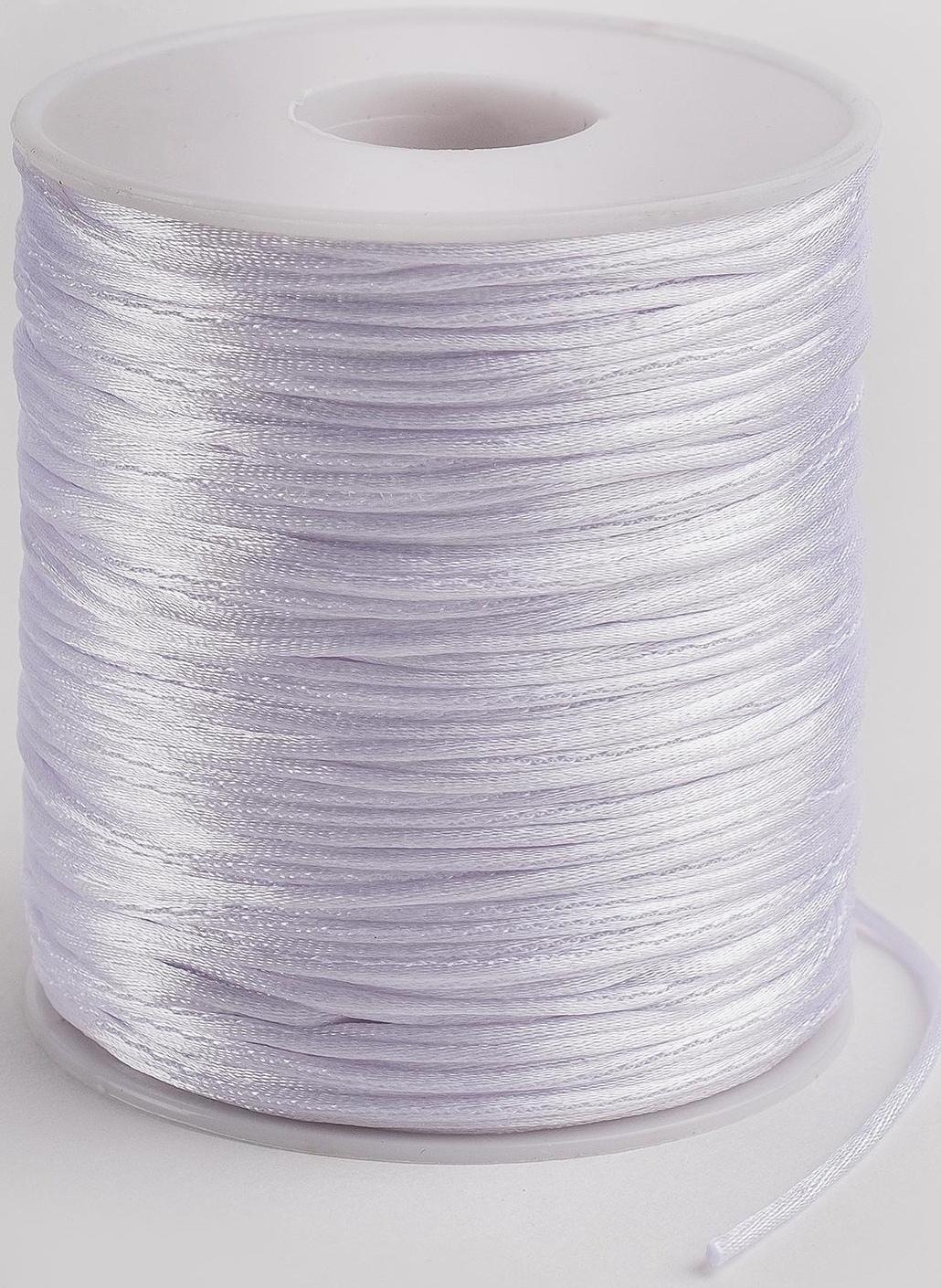 Шнур нейлоновый на бобине d=1мм L=100м, цвет белый