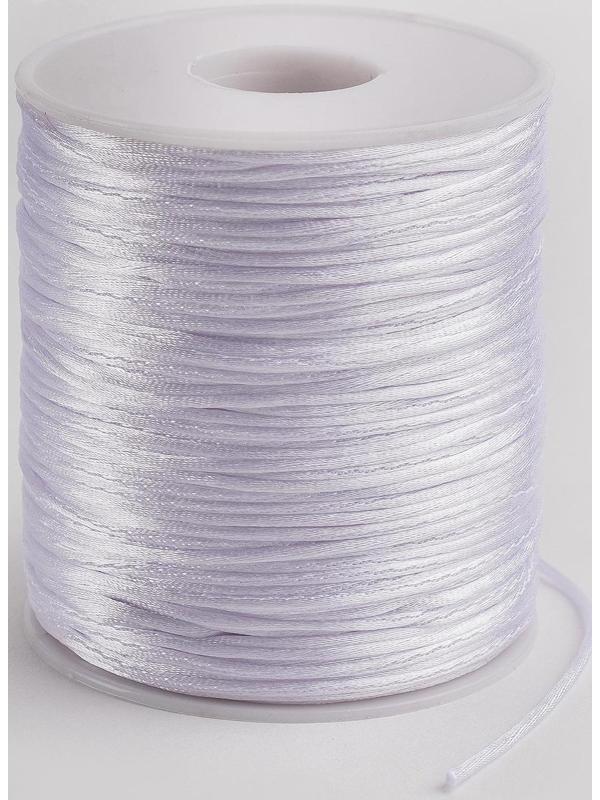 Шнур нейлоновый на бобине d=1мм L=100м, цвет белый