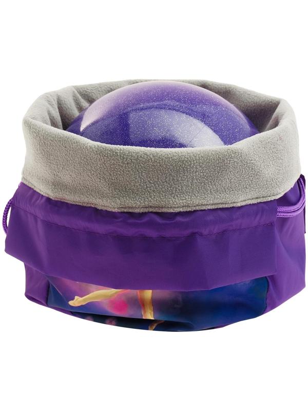 Чехол для мяча гимнастического 307-033, цвет фиолетовый/сиреневый