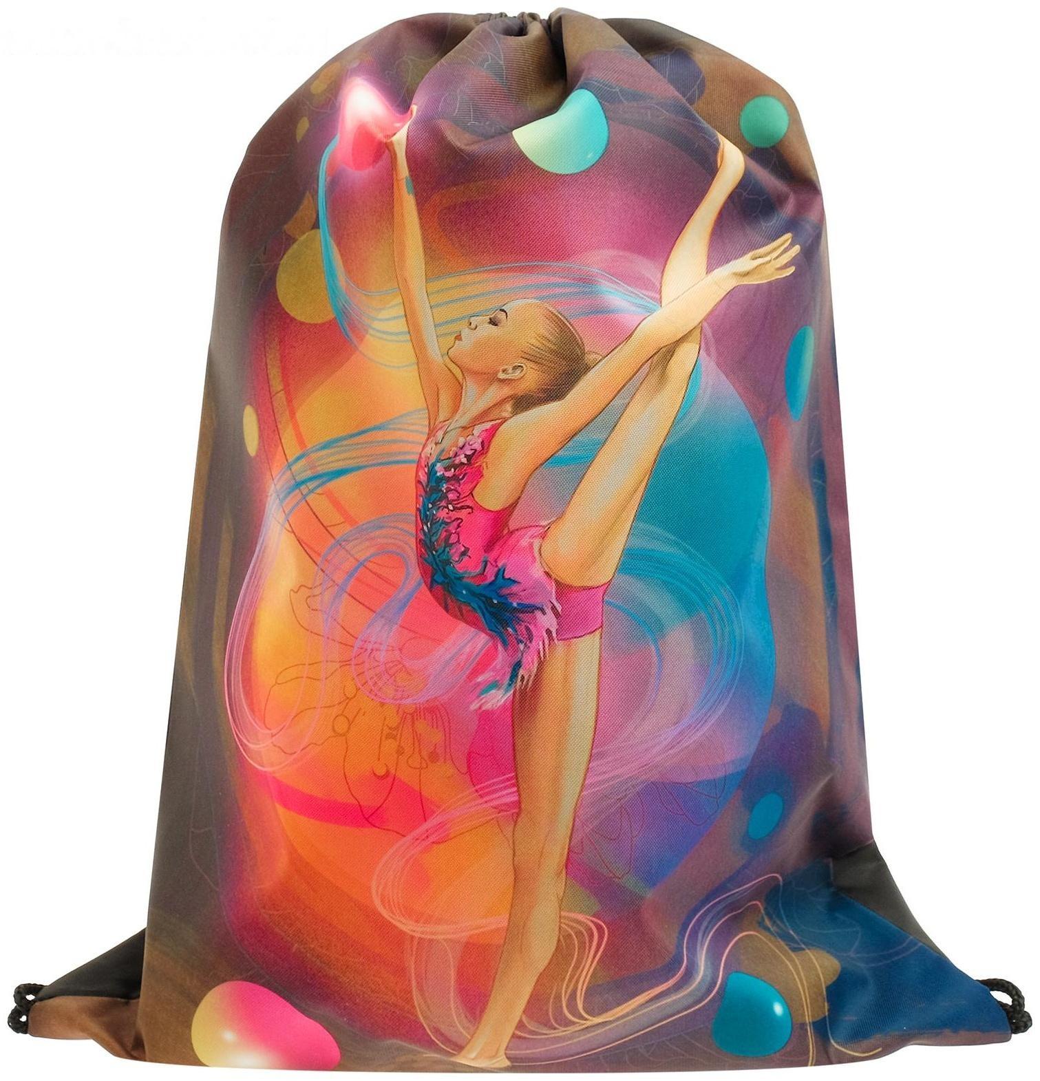 Мешок (чехол) 314-032, цвет чёрный/розовый