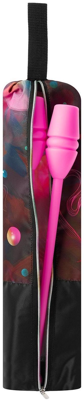 Чехол для булав 310-032, цвет чёрный/розовый