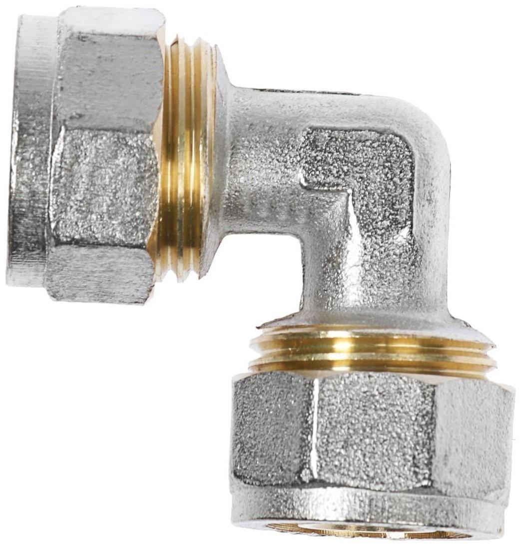 Уголок OTMO, обжимной, 16 мм, латунь