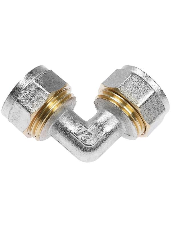 Уголок OTMO, обжимной, 16 мм, латунь