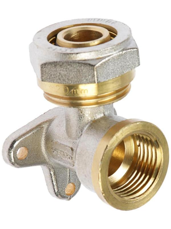 Уголок OTMO, обжимной, с крепежом, 20 мм х 1/2