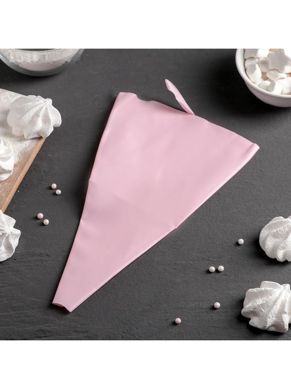 Кондитерский мешок «Алирио», 25,2×15,2 см, цвет розовый