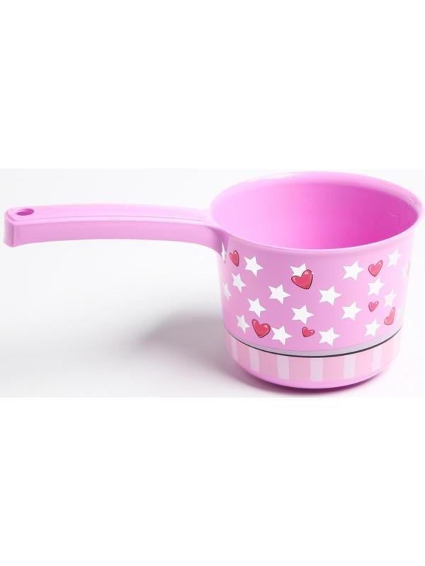 Ковш для купания и мытья головы, детский банный ковшик, хозяйственный 1,5 л., ДЕКО, «Единорог»