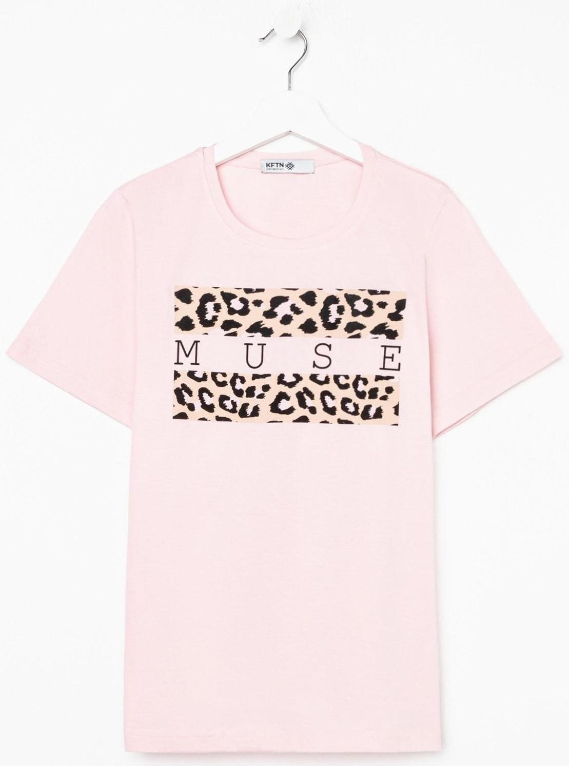 Футболка женская KAFTAN Muse, цвет розовый, размер 40-42