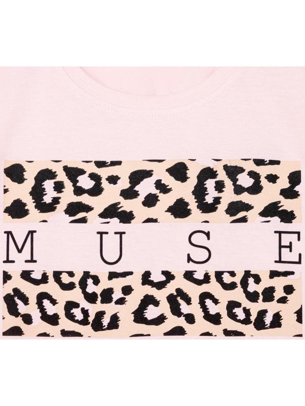 Футболка женская KAFTAN Muse, цвет розовый, размер 40-42