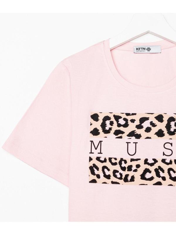 Футболка женская KAFTAN Muse, цвет розовый, размер 40-42