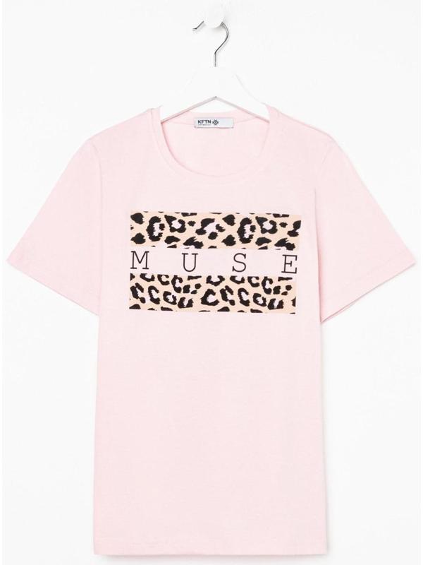Футболка женская KAFTAN Muse, цвет розовый, размер 40-42