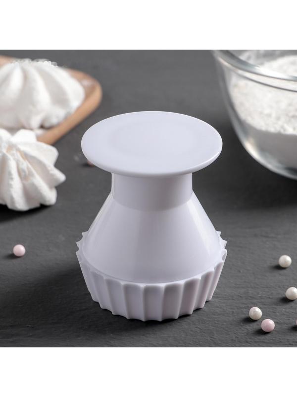 Пресс для формирования тарталеток, 6,8×7 см, ребристый