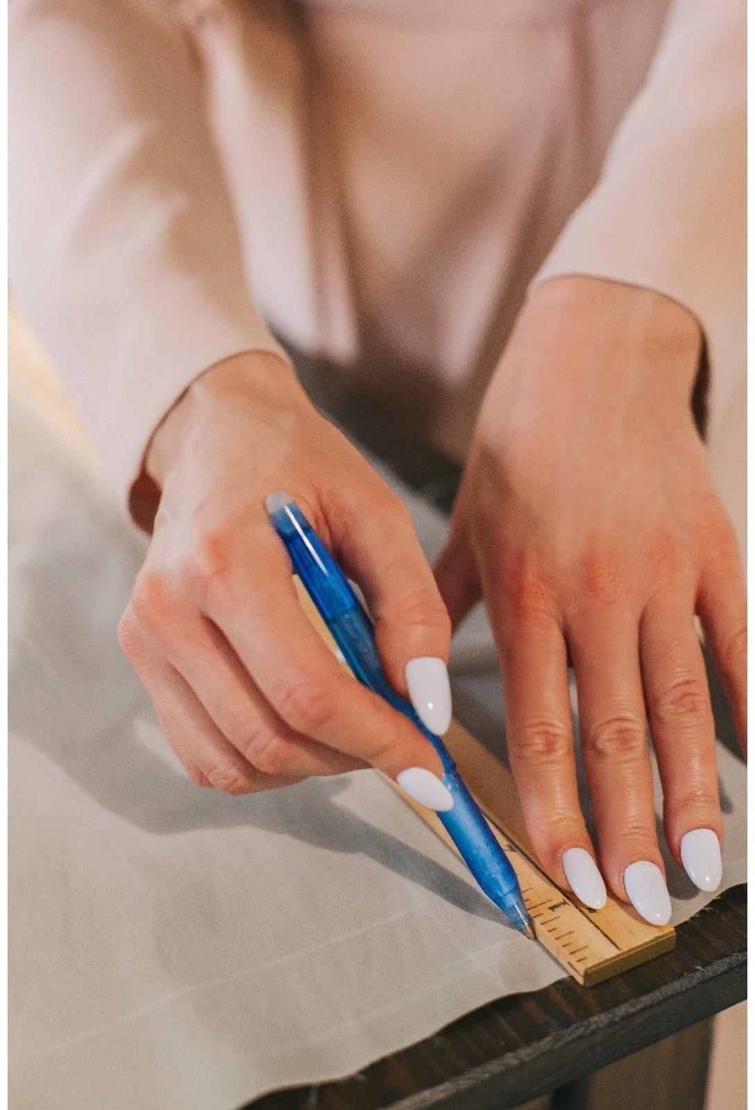 Ручка для ткани термоисчезающая, цвет белый