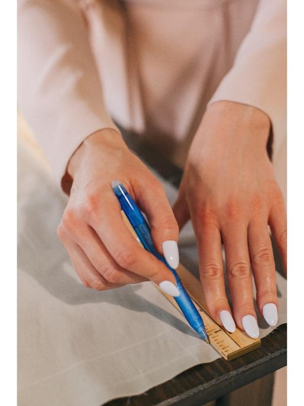 Ручка для ткани термоисчезающая, цвет белый