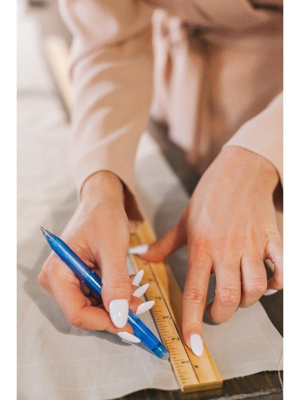 Ручка для ткани термоисчезающая, цвет белый