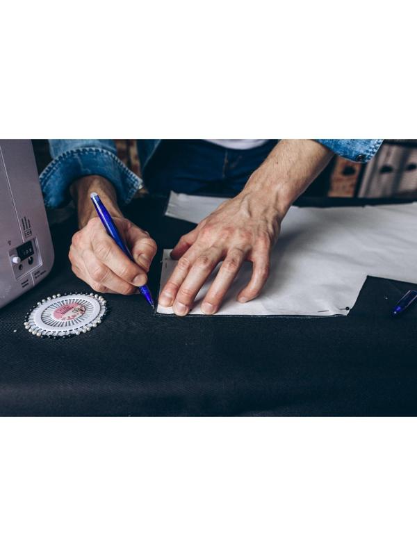 Ручка для ткани термоисчезающая, цвет розовый