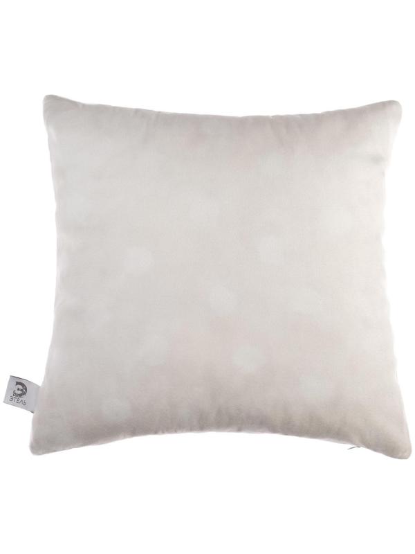 Подушка декоративная Этель «Горошек чёрный», 40х40 см, велюр, 100% п/э