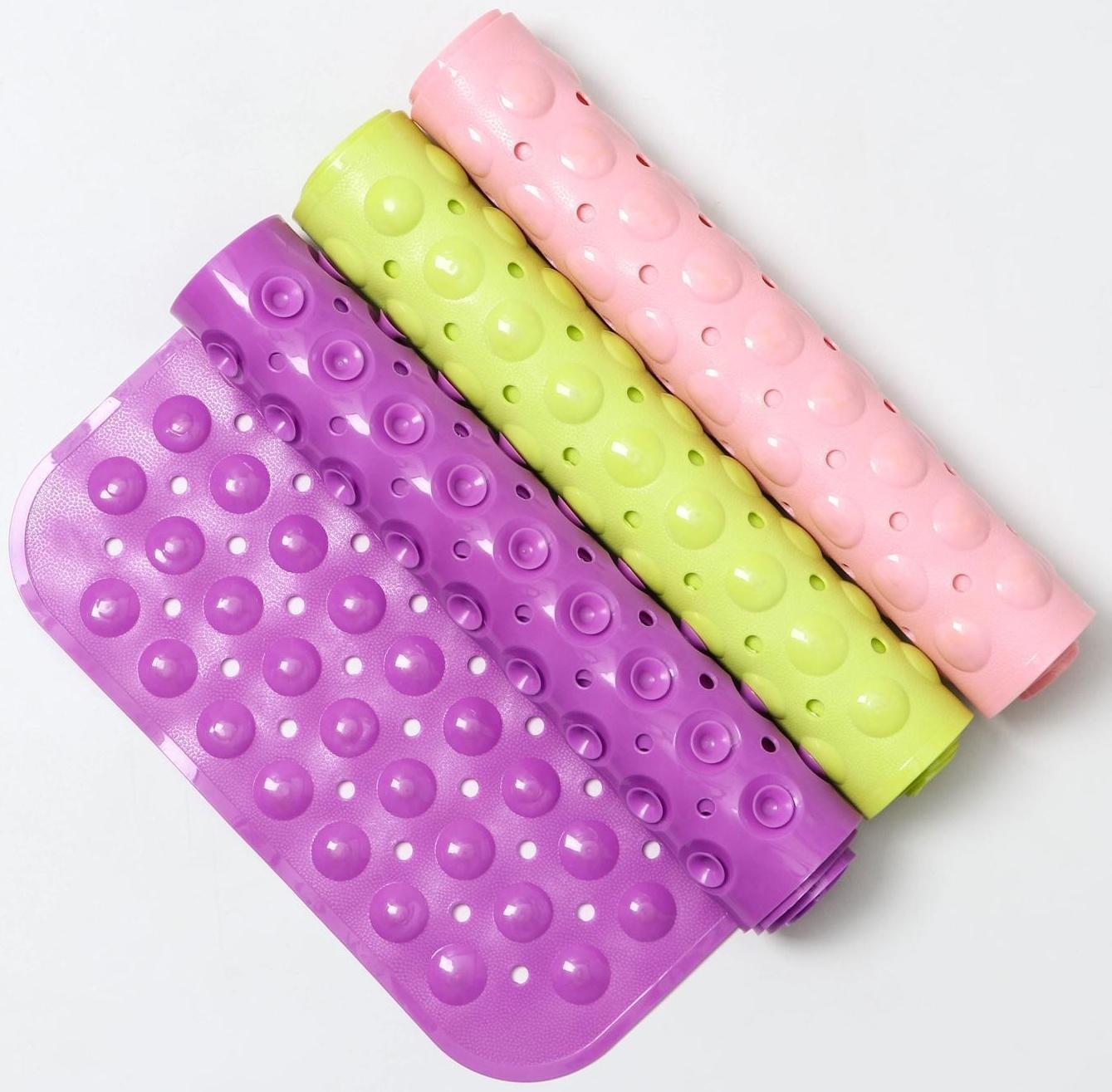 SPA-коврик для ванны на присосках 39×101 см «Пузырьки», цвет МИКС