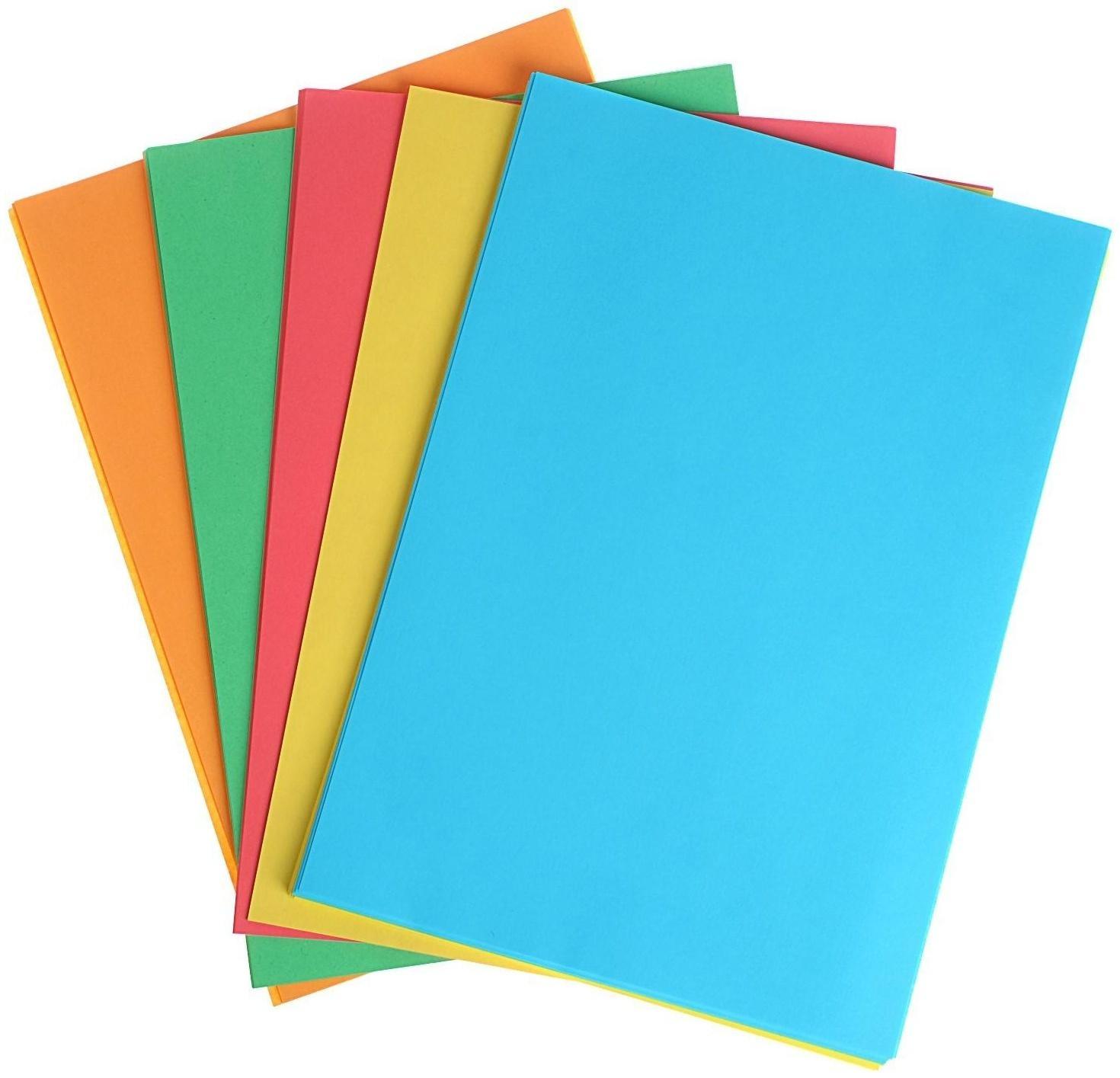 Бумага цветная А4, 100 листов 