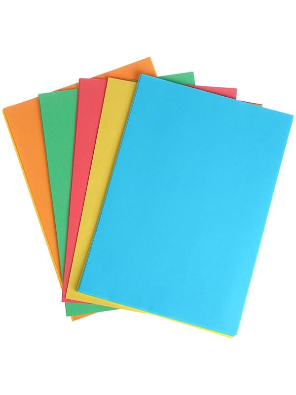 Бумага цветная А4, 100 листов 