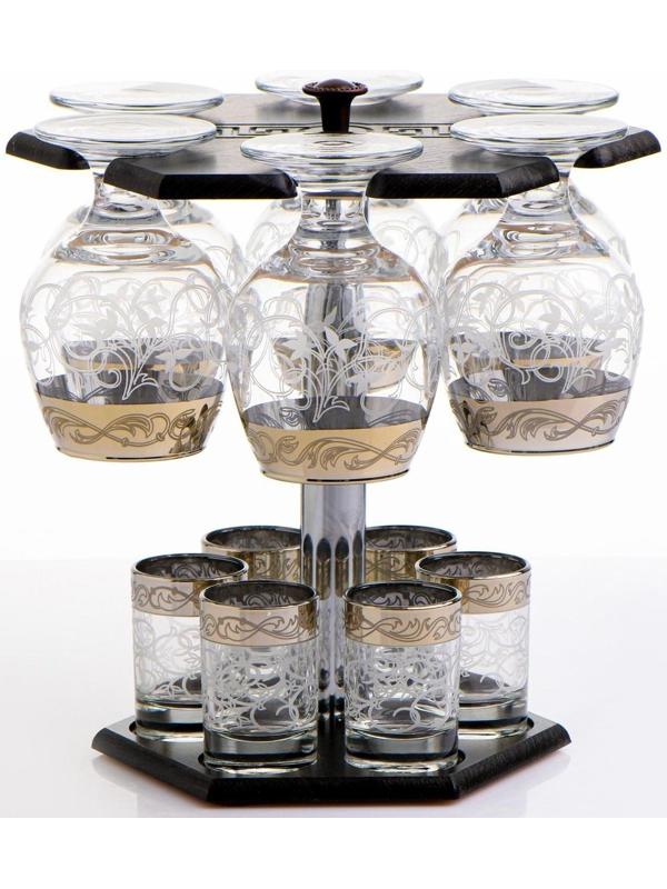 Мини-бар 12 предметов коньяк, Вдохновение, темный  350/50 мл