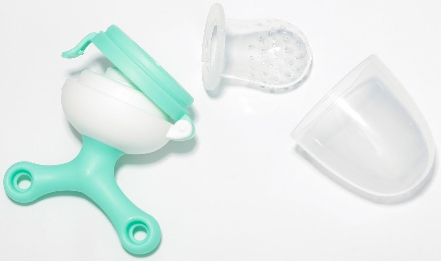 Ниблер с силиконовой сеточкой, вращающийся поршень, цвет зеленый