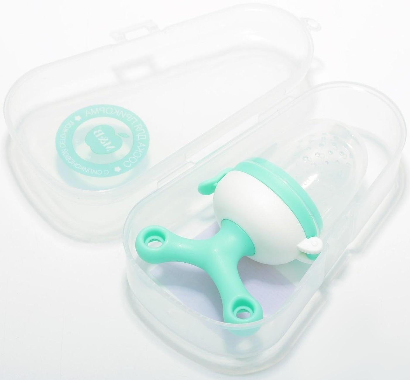 Ниблер с силиконовой сеточкой, вращающийся поршень, цвет зеленый