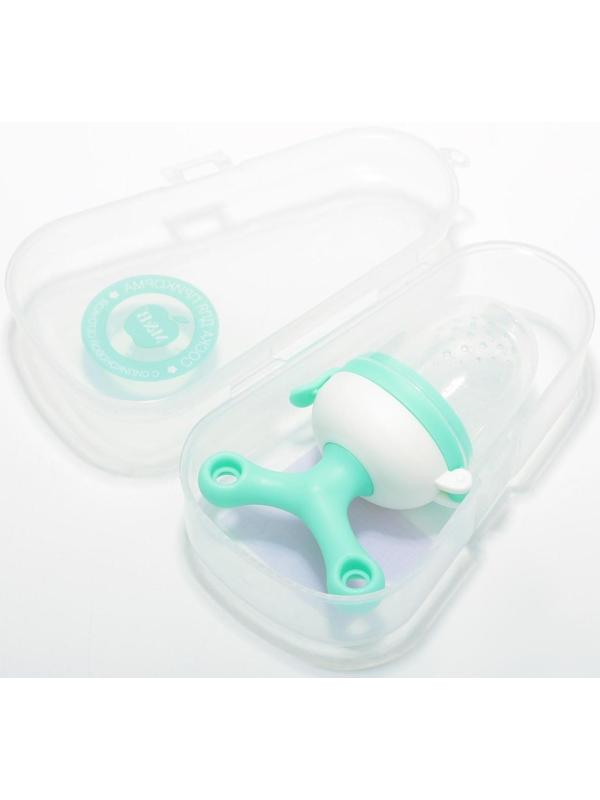 Ниблер с силиконовой сеточкой, вращающийся поршень, цвет зеленый