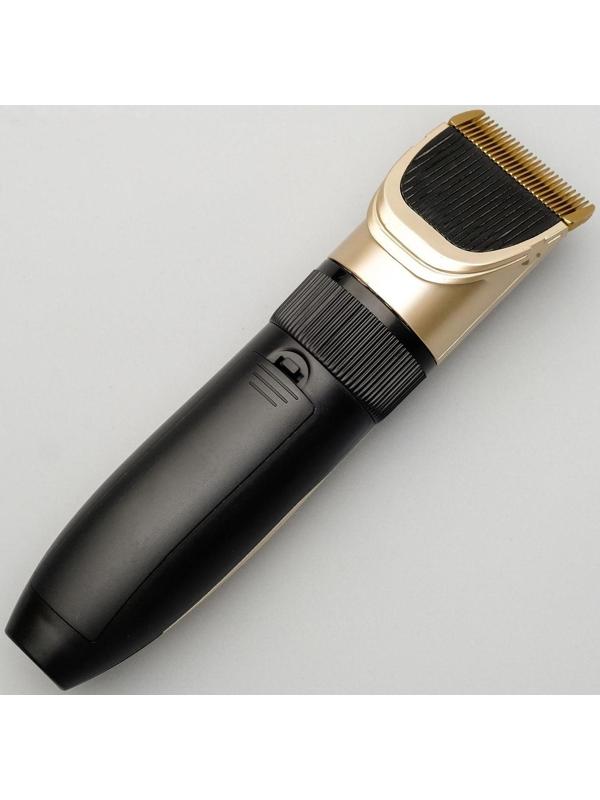 Машинка для стрижки аккумуляторная, регулировка ножа, USB-зарядка