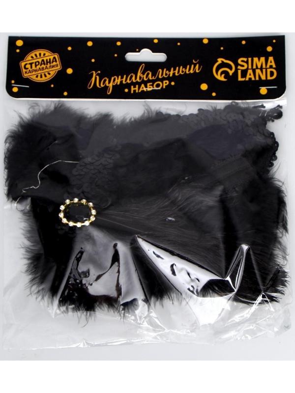 Карнавальный набор Gangster party, повязка, боа