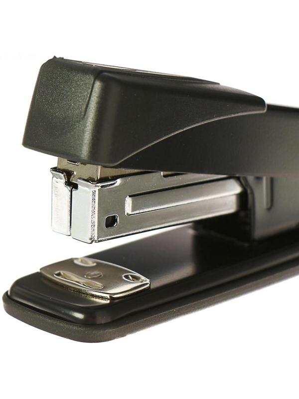 Степлер ErichKrause Quadro, № 24/6, до 30 листов, чёрный