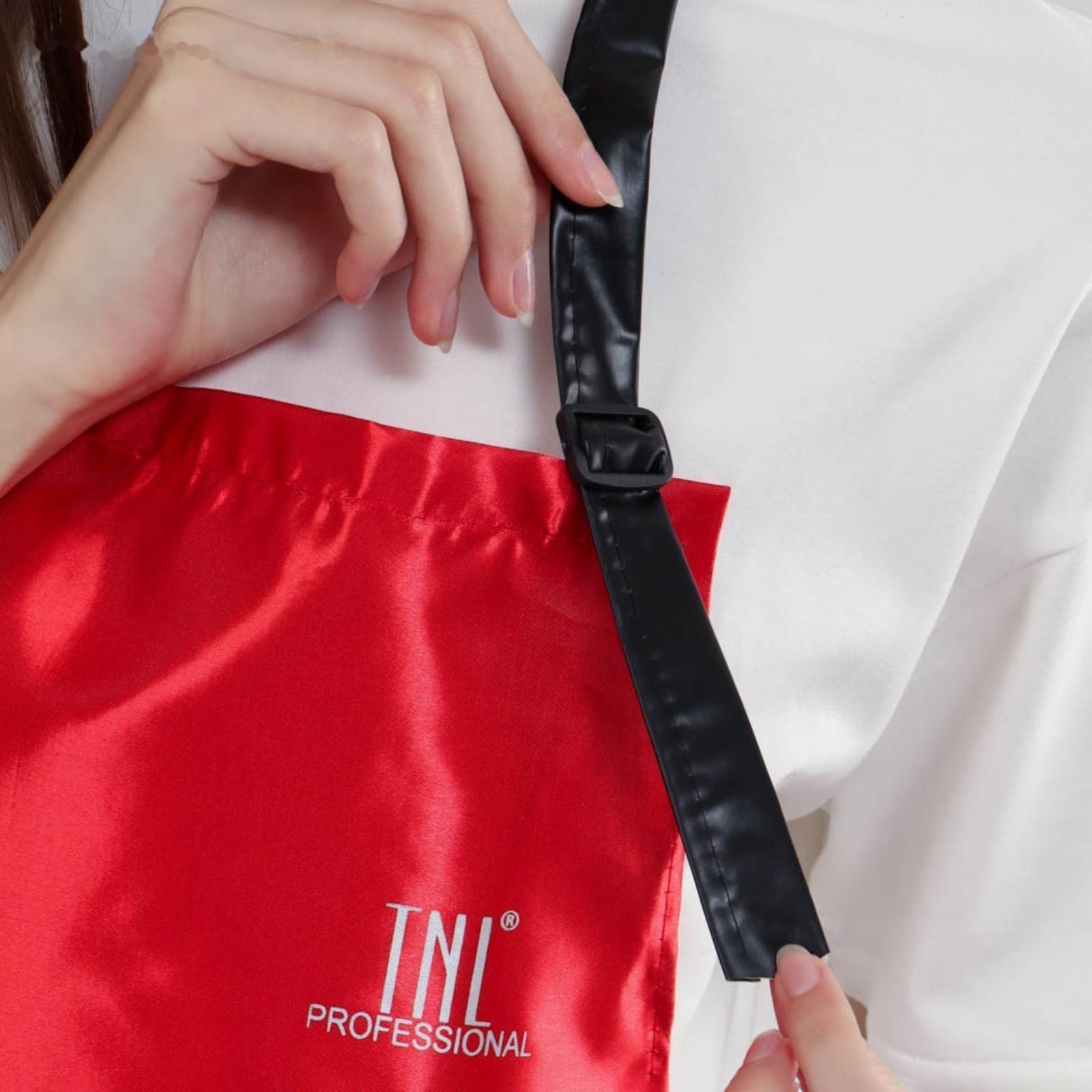 Фартук для мастера, цвет красный/чёрный