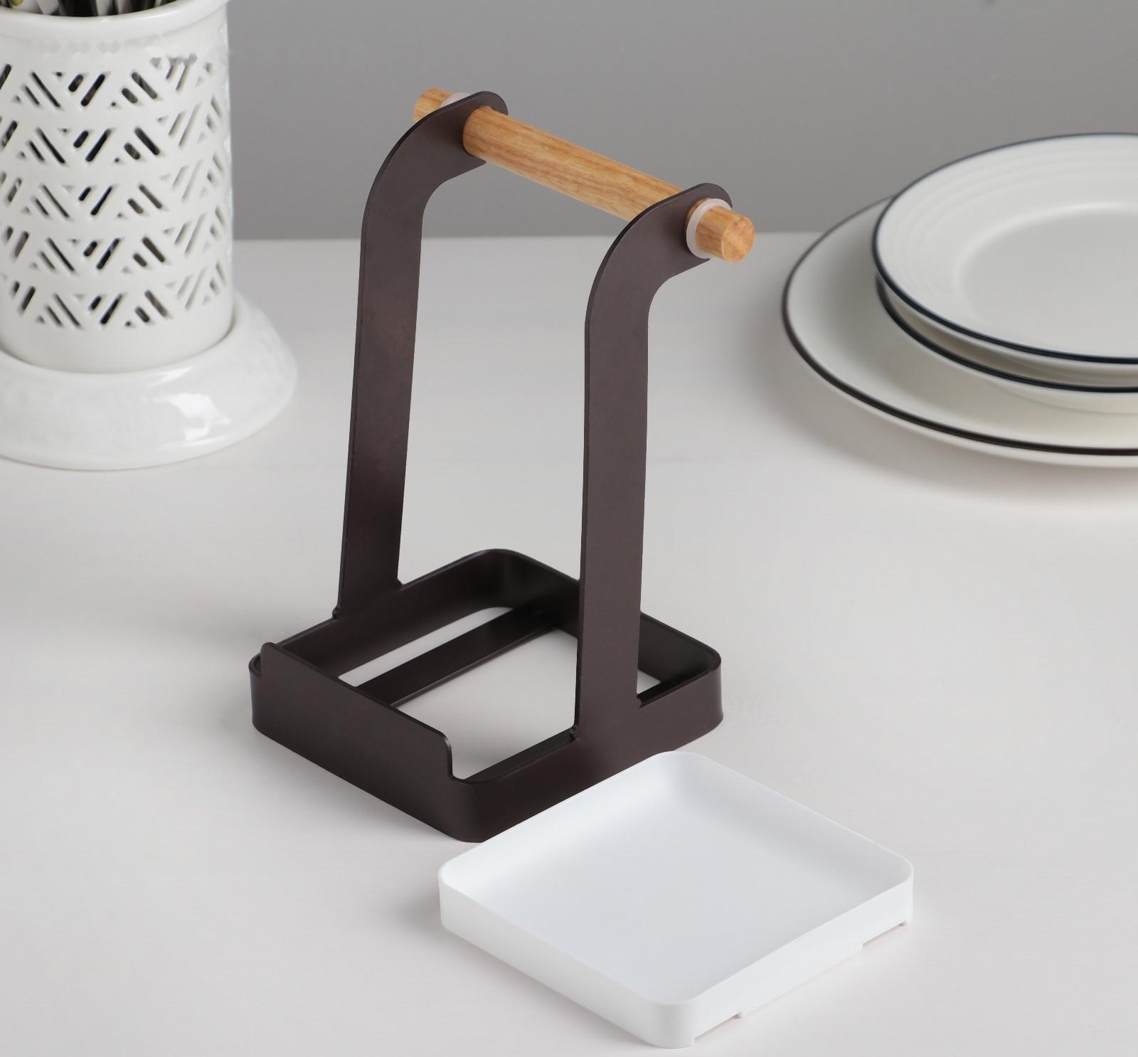 Подставка под ложку Доляна «Лофт», цвет коричневый