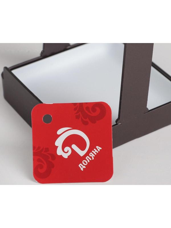 Подставка под ложку Доляна «Лофт», цвет коричневый