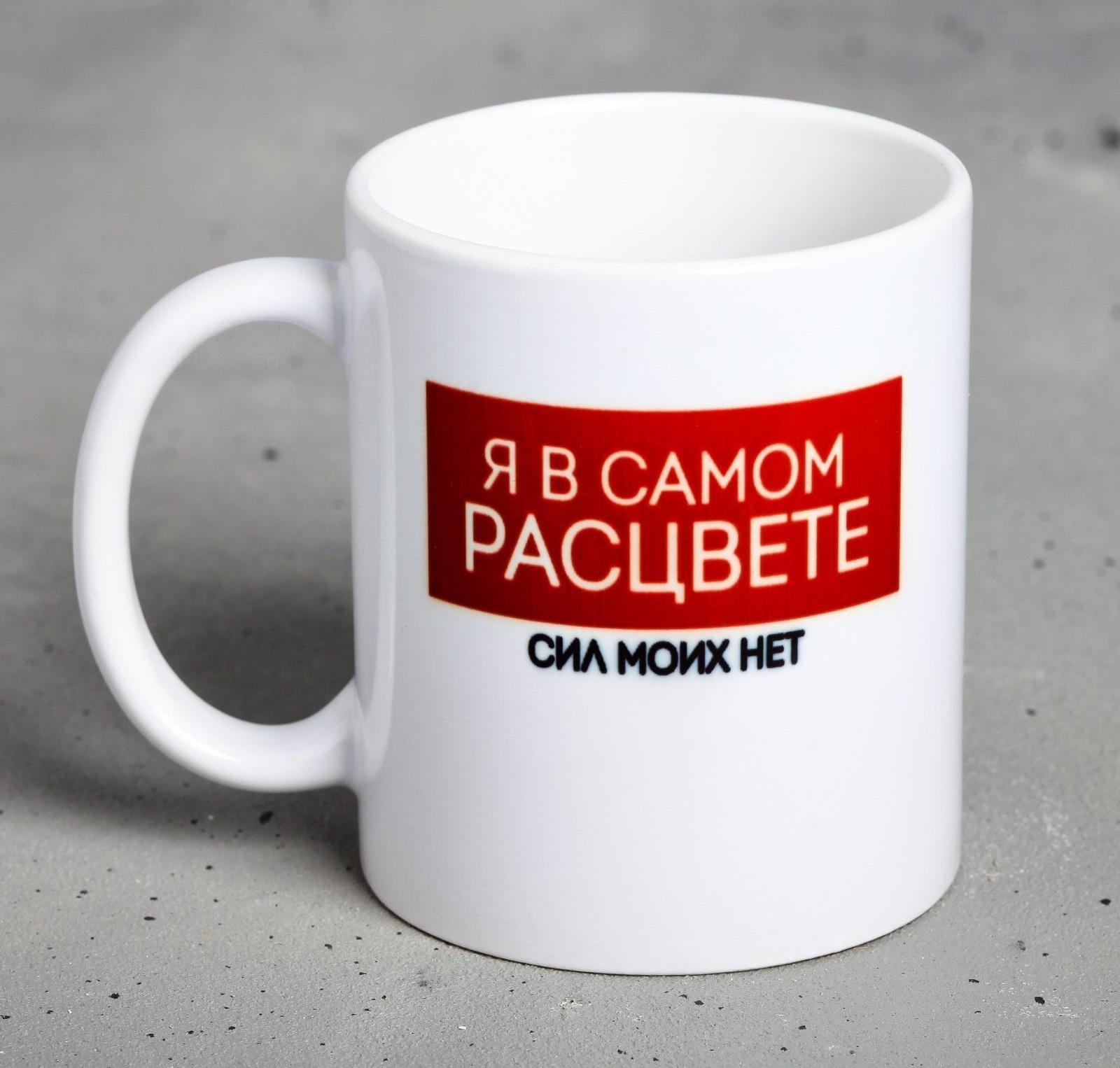 Кружка «Я в самом расцвете…», 300 мл