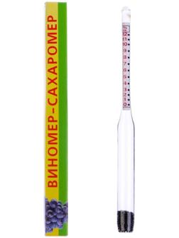 Виномер-сахаромер, 0-12%, сахар: 0-25, 14 см