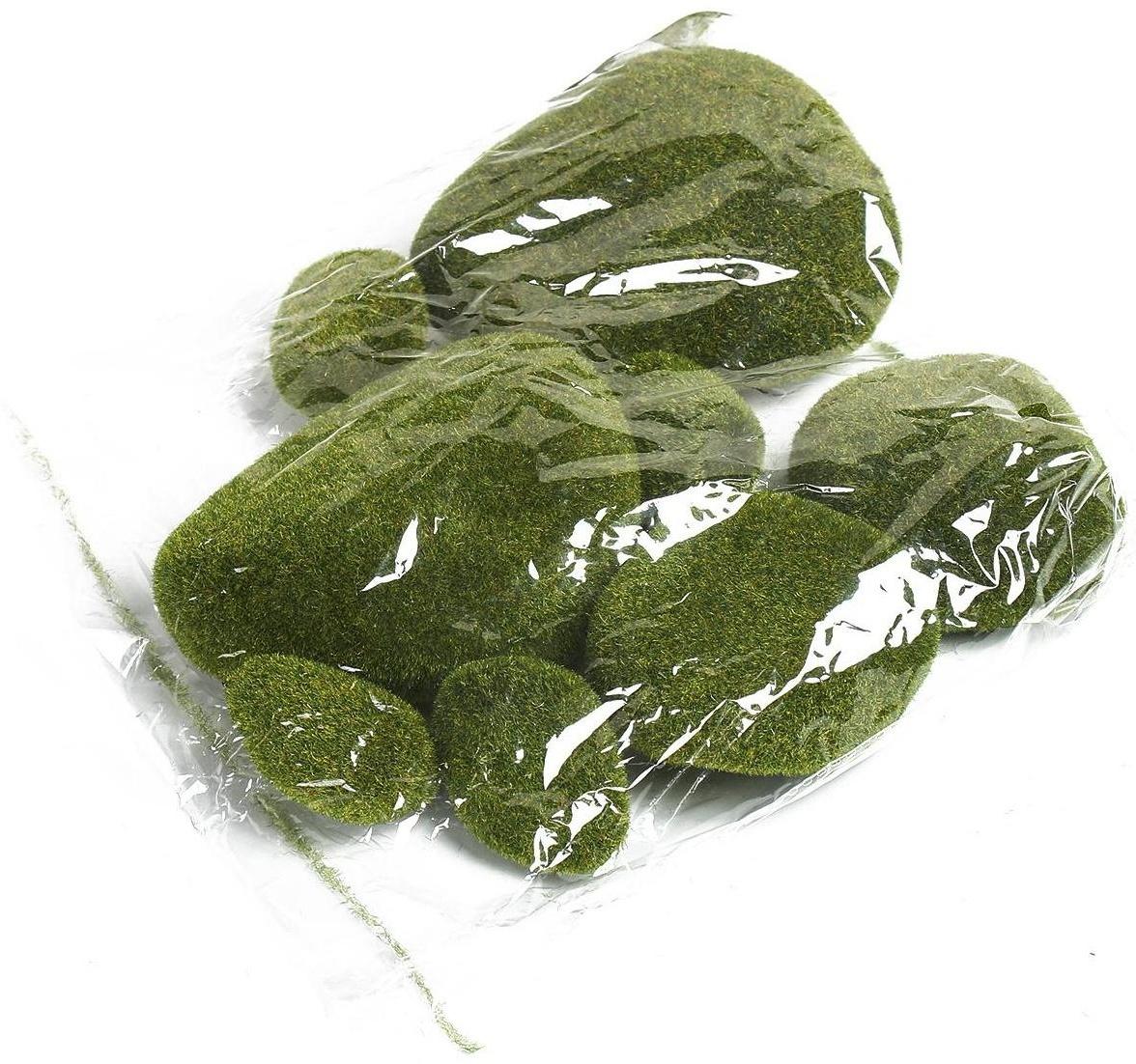 Мох искусственный «Камни», набор 8 шт.