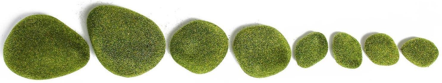 Мох искусственный «Камни», набор 8 шт.