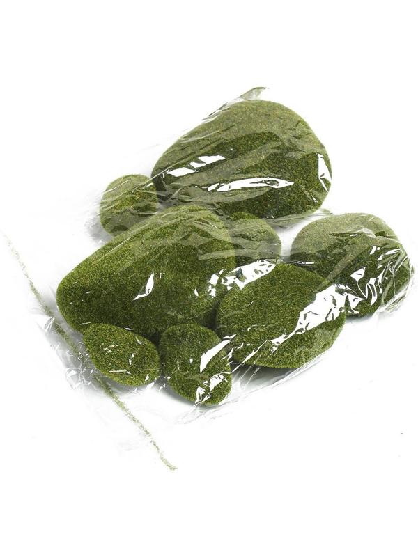 Мох искусственный «Камни», набор 8 шт.